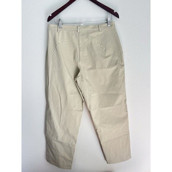 L.L.Bean Women's Wrinkle Free Bayside Pants Original Fit Hidden Comfort Size 14 - Picture 4 of 7